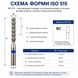 Бор алмазний FG BC-11 &Oslash;1,4 мм, робоча частина 8,0 мм, синє кільце, 10 шт 806.314.515.524.014 фото 6