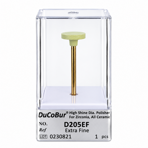 Полір HP DuCoBur D205EF Extra Fine 12&times;2 мм для цирконію та стоматологічної кераміки